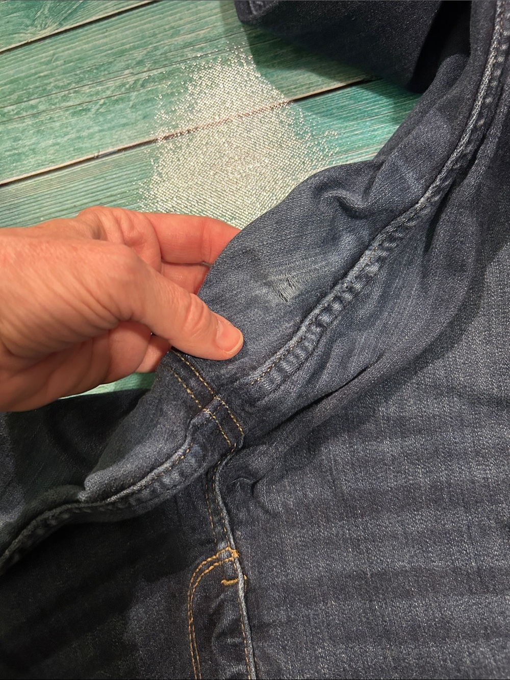 Hollister Dark Indigo Stretch Skinny Jeans - Picture 3 of 3